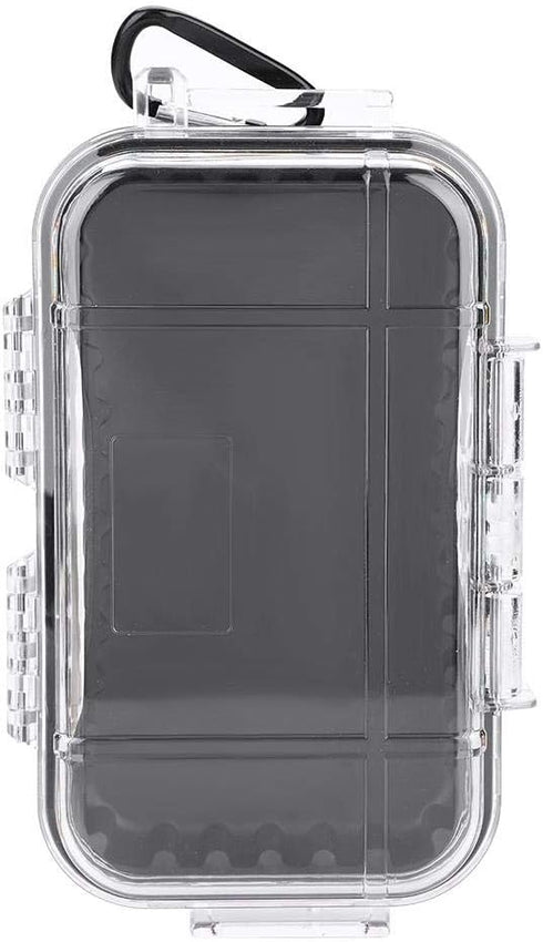Waterproof Storage Case, Outdoor Sports Survival Equipment Sealed Box Dustproof Pressure Proof Dry Boxes for EDC Tools, Phone, Keys(Clear)...
