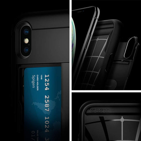 Spigen Slim Armor CS Designed for iPhone Xs Case (2018) - Black......