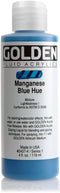 Golden Fluid Acrylic, 4 ounce bottle, Manganese Blue Hue...
