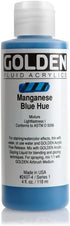 Golden Fluid Acrylic, 4 ounce bottle, Manganese Blue Hue...