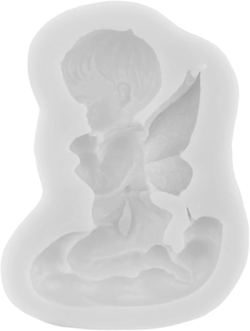 Angel Silicone Fondant Molds For Cake Decorating Cupcake Topper Candy Chocolate Gum Paste Polymer Clay Set Of 1...