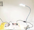 USB Desk Light with Clip, LED Eye-Caring Reading Lights with 3 Color Modes, 10 Brightness Dimmable and Long Flexible Gooseneck Portable Lamp for D...