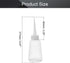 Utoolmart 3pcs Squeeze Bottle 150ml Plastic Glue Oil Bottle Wash Bottles for DIY Label Tattoo...