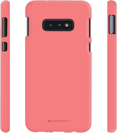GOOSPERY Soft Feeling Jelly for Samsung Galaxy S10e Case (2019) Silky Slim Bumper Cover (Flamingo)...