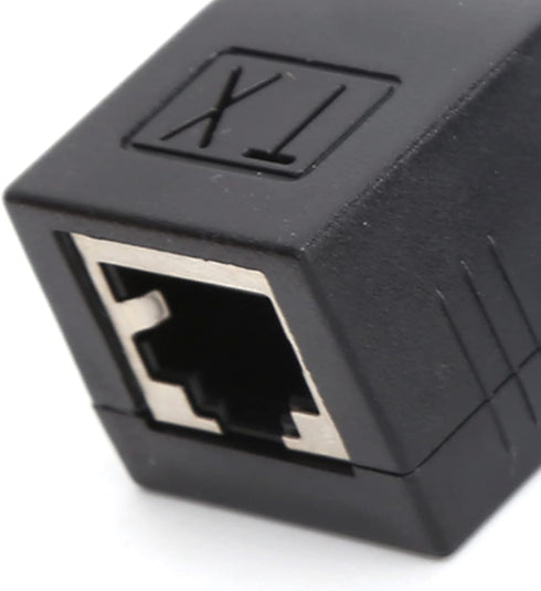 to RJ45 Adapter Extender, Network Connector Ethernet Cat5e Cat6 Extender for HDTV HD TV DVD Monitor Projector...