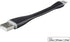Monoprice Short Length Apple MFi Certified Lightning to USB Charge & Sync Cable - 0.4 Feet (4.25in) Black Compatible With iPhone X 8 8 Plus 7 7 Pl...