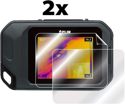 IPG For FLIR C2 / C3 Compact Thermal Inspection Camera Screen Protector (2 Units) Invisible Screen Guard - HD Quality/Self-Healing/Bubble -Free fo...