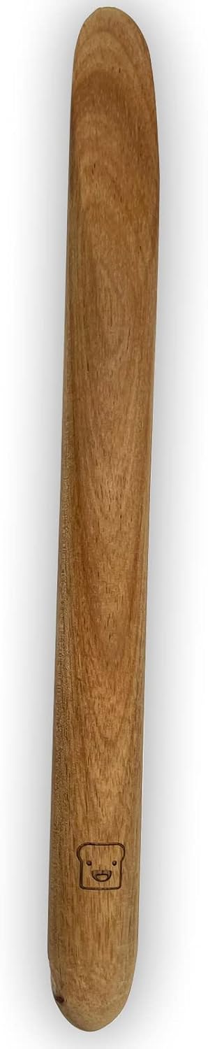Kensie's Sourdough Mixing Stir Stick Spurtle, Wooden Kitchen Utensil - Sourdough Starter Spurtle - 3 pack, 11x1x1inches...