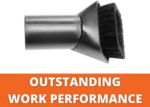 Fein Rotating Dusting Brush for Superior Debris Removal - Efficient Cleaning Attachment for Turbo Wet/Dry Dust Extractors, Natural Bristles, 2-3/4...