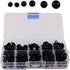 EXCEART Plastic Black Safety Eyes Half Ball Mushroom Buttons Sewing Buttons Eyes Craft 100 Pcs...