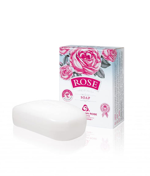 Rose Bulgarian Body Soap with Natural Oil Water, Moisturizing for Gentle Soft Skin, Cleansiing and Nourishing, Hydrating all skin types...