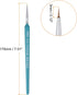 3pcs Detail Paint Brushes 3mm Pointed Tip 180mm Length Nylon Hair Miniature Painting Brush for Watercolor Oil Acrylic Painting(00000#), Blue...