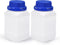 Plastic Lab Bottle Chemical Reagent Bottles 550ml/18oz Wide Mouth Plastic Containers Liquid/Solid Square Sample Storage Sealing Containers with An...