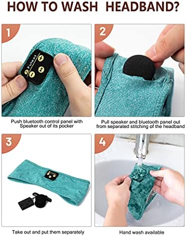 Sleep Headphones, Bluetooth Sleeping Headphones Headband Soft Elastic Comfortable Bluetooth Headband,Cool Tech Gadgets Sleeping Gifts Guide for Me...
