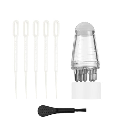 Hair Oil Applicator, Ball Root Comb Applicator Bottle Scalp Hair Growth, Scalp Oil Applicator Suitable for Various Liquids for Home and Travel(Whi...