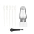 Hair Oil Applicator, Ball Root Comb Applicator Bottle Scalp Hair Growth, Scalp Oil Applicator Suitable for Various Liquids for Home and Travel(Whi...