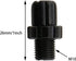2pcs Aluminium MTB Bike Bicycle M10 Brake Handle Lever Adjusting Screws Fastener Bolt Brake Accessories, Black...