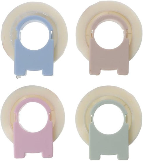 4 Pack Invisible Tape with Mini Dispenser Set, Writable Transparent Tape, Portable Repairing Dispensered Rolls...