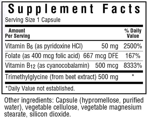 BlueBonnet Homocysteine Formula Supplement, 120 Count...