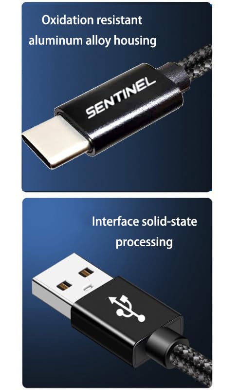 USB A to USB C Charging Cable. 6ft. 2 Pack...