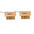 Moss Removal Deck Crevice Cleaning Tool- 2 Paver Brushes Tool for Weeding Between Pavers, Wire Brush with Weed Hook, Deck Cleaner, Crack Weeder, P...