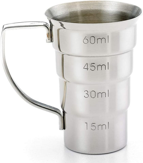 Barfly M37108 Drink Jigger, 2 oz, Stainless w/Handle...