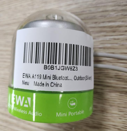 EWA A119 Mini Bluetooth Speaker with Lanyard, Small speaker with Bass Radiator, IPX7 Waterproof, Tiny but Powerful, Super Cute Metal Wireless Port...