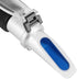 Wine Hand Held Refractometer, 0~80% Portable Alcohol Refractometer, Alcohol Meter Refractometer, for Winemaking Homebrew kit, 30 x 40 x 205 mm...