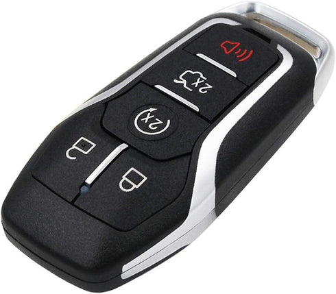 Keyless Entry Remote Smart Key Fob Shell Case Button Pad Cover for Ford Fusion Mustang Explorer Lincoln MKZ MKC 2013-2017...