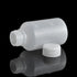 50Pcs 50ml PE Plastic Empty Small Mouth Graduated Lab Chemical Container Reagent Bottle Sample Sealing Liquid Medicine Bottles, Plastic Bottles, S...
