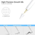 TaIYanG Stylus Replacement Tips Apple Pencil Tips 10 Pack-White (Universal with Black/Pink/Purple Tips)...