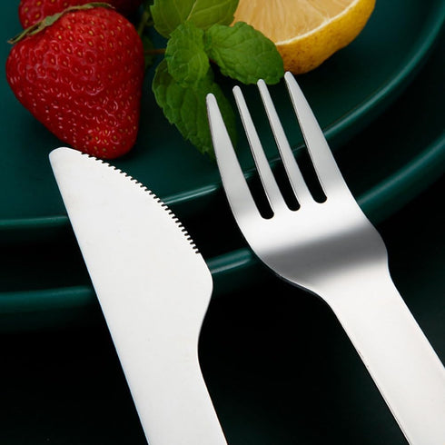 Travel Cutlery Set with Case Portable Silverware Utensils Set,ABS cutlery box, spoon and forkReusable Flatware Set Cutlery Set for Camping Picnic ...