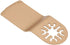 Sorand Cemented Carbide Material 3.46 x 1.3 Gold Cutting Marble Oscillating Blade, Multi-Tool Power Bit, for Professional Home Improvement Project...