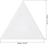 PATIKIL Paint Canvases for Painting, 2 Pack 6x5 Inch Triangle Wood Frame Stretched Blank Art Canvas Board Panels for Acrylic, Oil, Tempera Paintin...