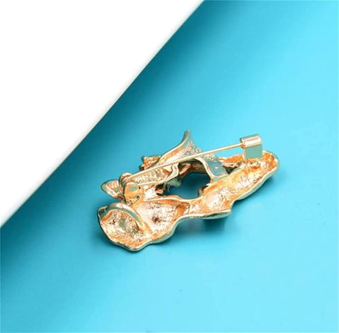 Gold Fashion Portrait Brooch Pin 3D Lovers face Brooch Pin Gold Plated Pin Badge for Jewelry Clothes Dress Scarf Decoration...