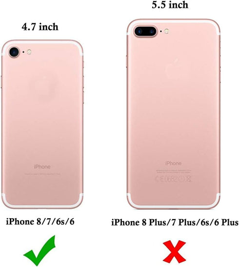 uCOLOR Turquoise Blue Gold Marble Case Compatible with iPhone 6S/6/8/7/SE 2nd/SE 3 (2022) 4.7" Cute Matt Slim Soft TPU Protective Case...