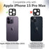 for Apple iPhone 15 Pro Max Case with Belt Clip Holster, Kickstand Slim Cover Phone Case for iPhone 15 Pro Max - Black......
