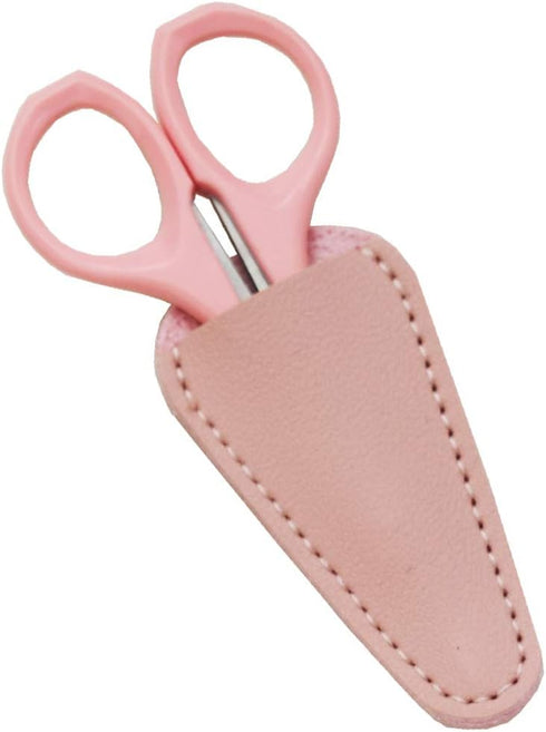 6-Piece Multicolor Scissor Sheaths - Synthetic Leather, Ambidextrous, Compact, Scissors Protection Covers for Sewing, Crafting, DIY, Facial Hair T...