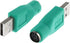 USB to PS2 Adapter 2PCS Green PS/2 Female to USB Male Converter Adapter for Mouse and Keyboard, Green...