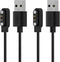 Charger Cable Compatible for PUREROYI Military Smart Watch Magnetic USB Charging Dock Cord Station Accessories - Pins' Gap 2.84mm......