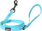 Small Dog Dog Leash with Electroplated Black Hardware, Lightweight Dog Leash Easy to Clean, 4FT Blue Waterproof Dog Leash Coated with Durable and ...