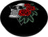 Skull And Roses In Triangle Skeleton Minimal Art Lover Gift PopSockets Swappable PopGrip...