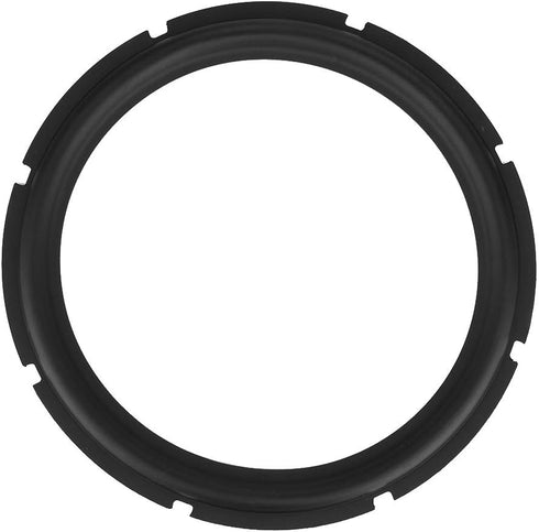 Universal Rim Woofer Bass Loudspeaker Surrounds Circle Foam for Bass Speaker Perforated Rubber Edge Subwoofer Spare Parts (Black)...