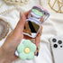 Phone Ring Holder Universal Phone Grip Collapsible Flower Mirror Phone Grip and Phone Stand for Phones and Tablets Pack of 2......