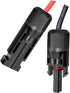 Anderson Connector,10AWG 2ft Anderson Adapter Power Pole Port,Male and Female Solar Extension Cable Connector Kits for Portable Solar Generator Po...