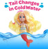 ADORA Water Wonder Mermaid Dolls with Color-Changing Tail in Cold Water, 7" Toy Baby Doll with Movable Waist, Birthday Gift for Ages 1+ - Sandy...