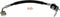 Dorman H381158 Front Driver Side Brake Hydraulic Hose Compatible with Select Ford / Mazda / Mercury Models, Black...