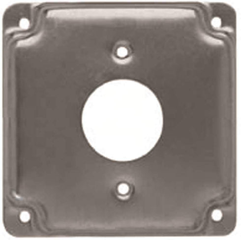 Hubbell-Raco 812C 20A Receptacle 1.594-Inch Diameter 4-Inch Square Exposed Work Cover...