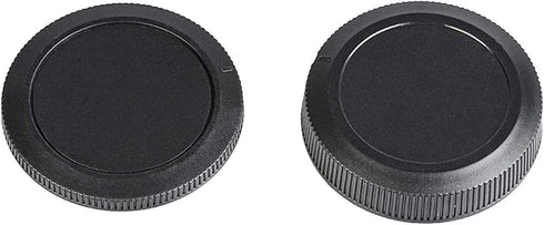 Camera Rear Lens Cap & Body Cap Compatible for Canon EOS R R6 R5 RP Camera w/ RF Mount (2+2 Pack)...