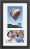 RPJC 8x14 Soild Wood 2 Opening Picture frames with High Definition Glass Display 4x6 and 5x7 with Mat or 8x14 Without Mat for Wall Mounting Hangin...